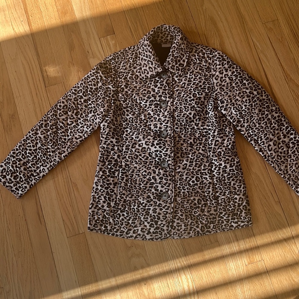 Animal print jacket